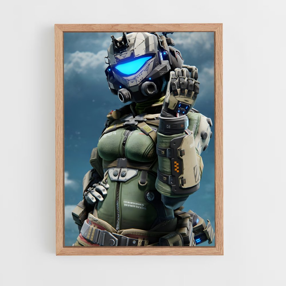 Poster L'Homme de Titane – affiche Titanfall (vue 4)